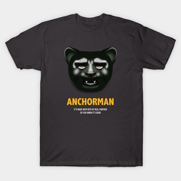 Anchorman The Legend of Ron Burgundy - Alternative Movie Poster T-Shirt by MoviePosterBoy